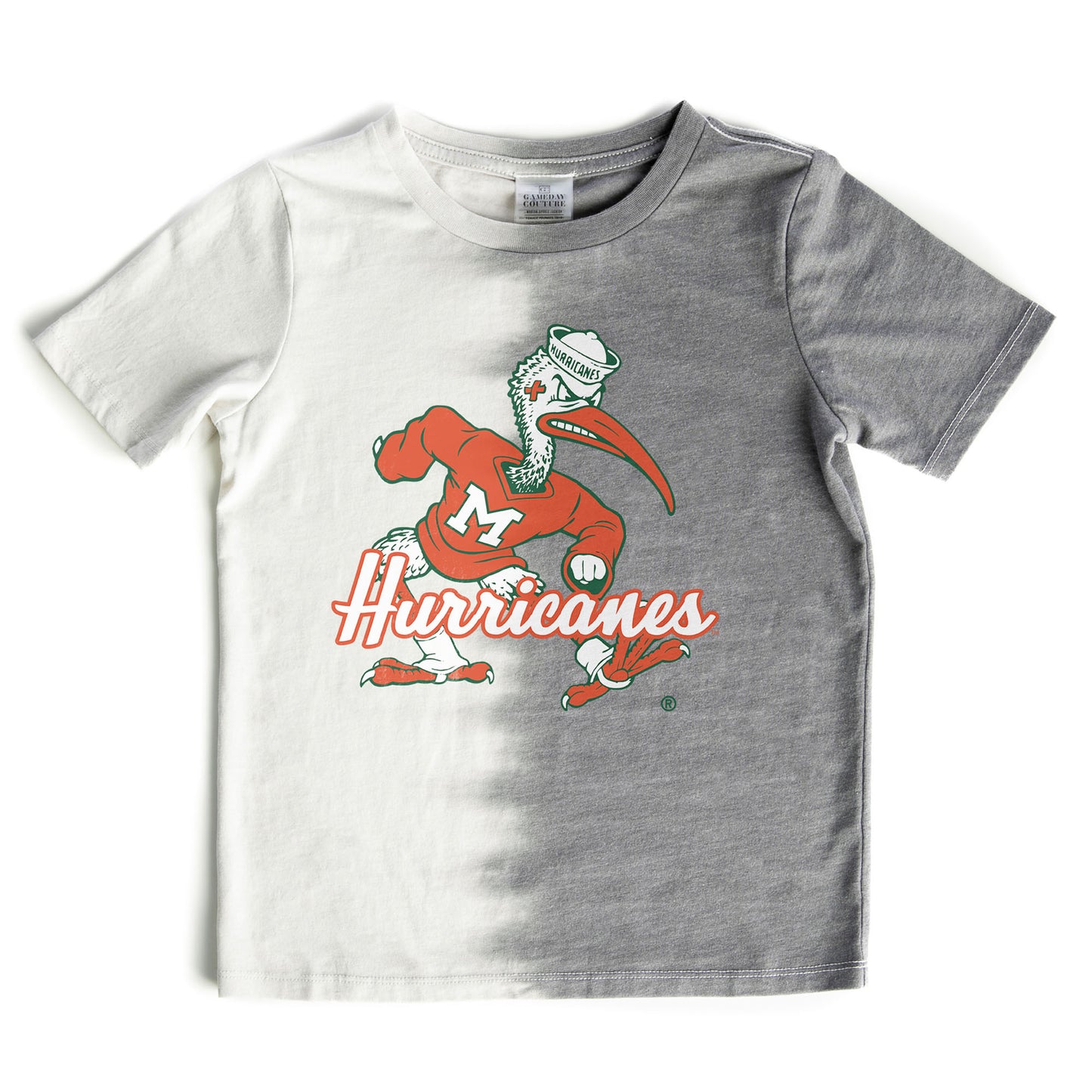 Girls Youth Gameday Couture  Gray Miami Hurricanes Pacesetter T-Shirt