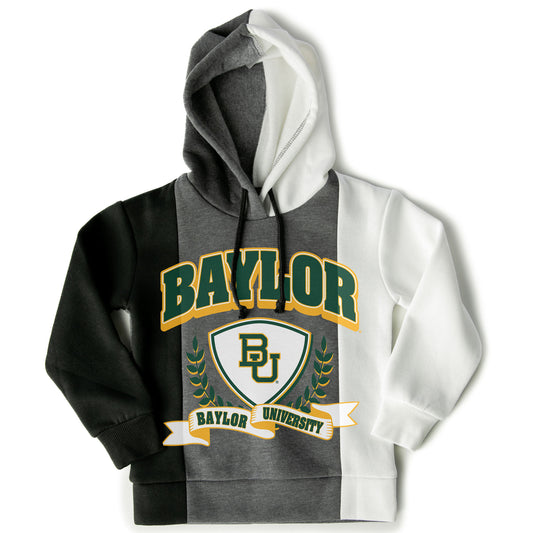 Girls Youth Gameday Couture  Black Baylor Bears Hall Of Fame Color Block Pullover Hoodie