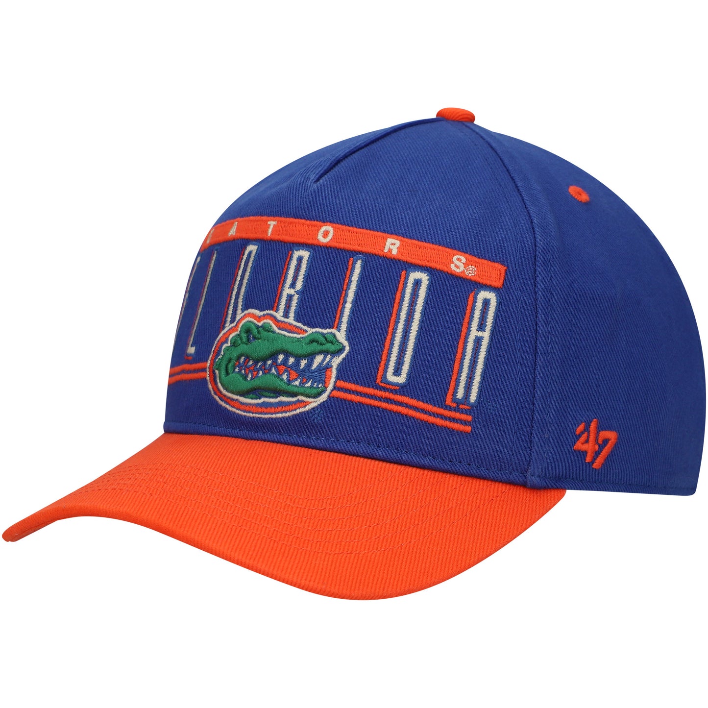 Men's '47 Royal Florida Gators Double Header Hitch Adjustable Hat