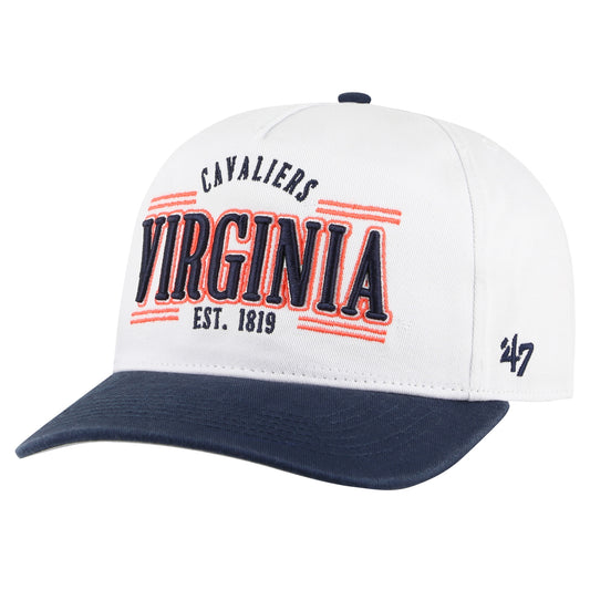 Men's '47 White Virginia Cavaliers Streamline Hitch Adjustable Hat