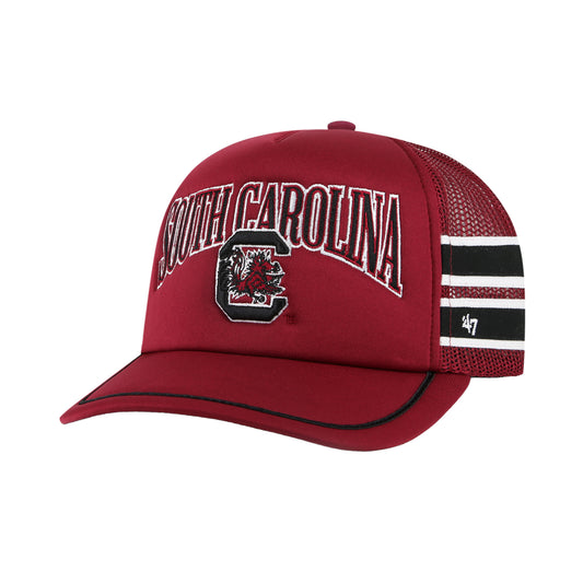 Men's '47 Garnet South Carolina Gamecocks Sideband Trucker Adjustable Hat