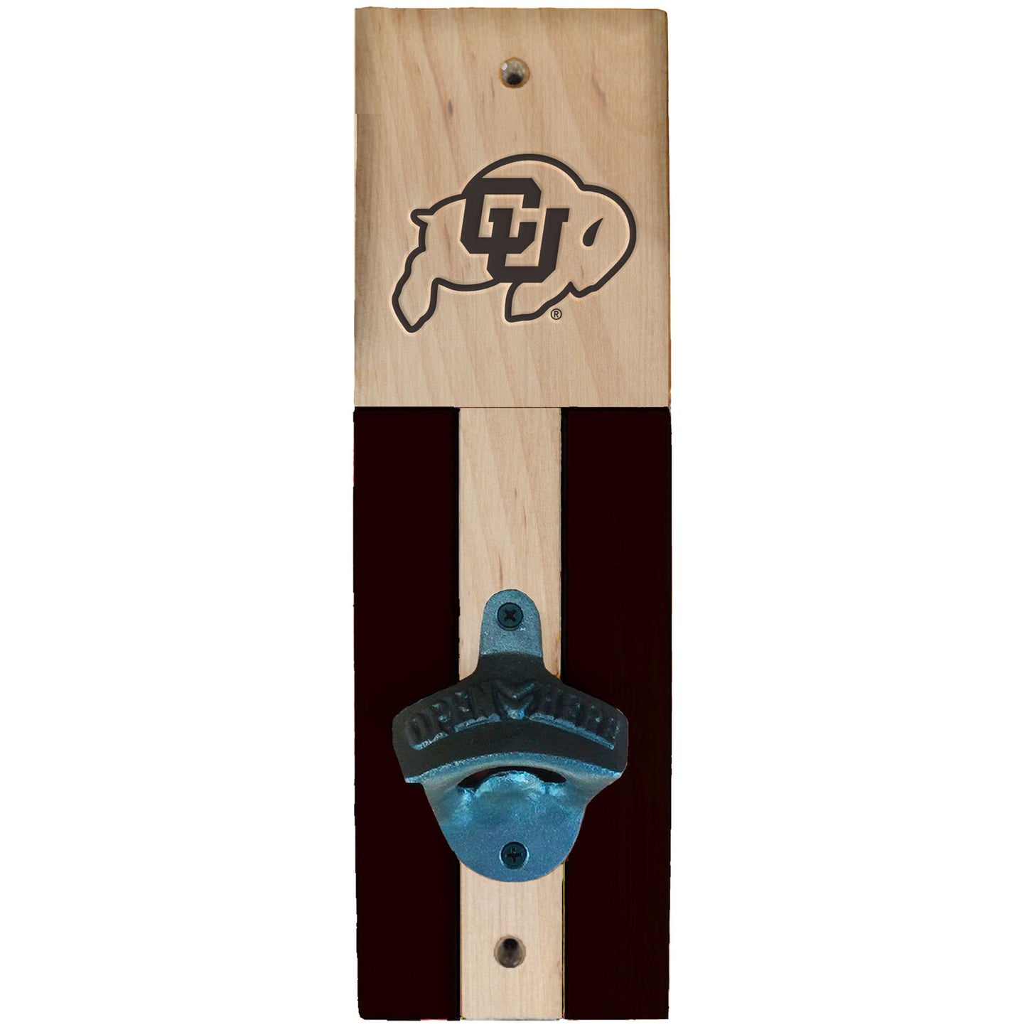 Colorado Buffaloes 3.5" x 11.5" Wall Mounted Bottle Opener