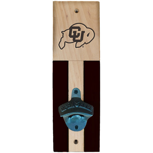 Colorado Buffaloes 3.5" x 11.5" Wall Mounted Bottle Opener