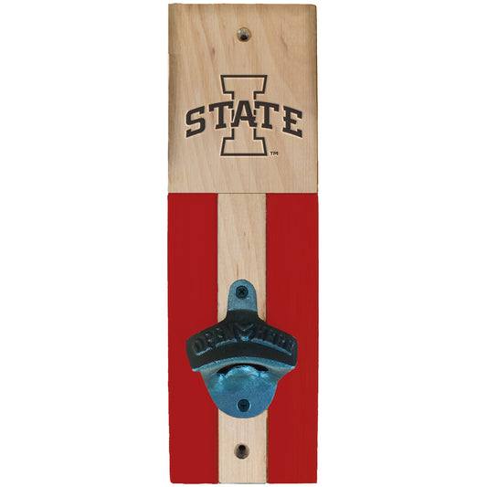 Iowa State Cyclones 3.5" x 11.5" Wall Mounted Bottle Opener