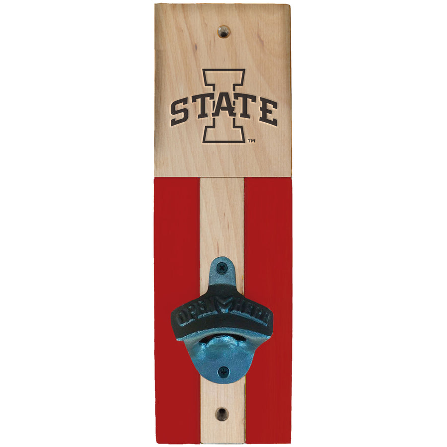 Iowa State Cyclones 3.5" x 11.5" Wall Mounted Bottle Opener