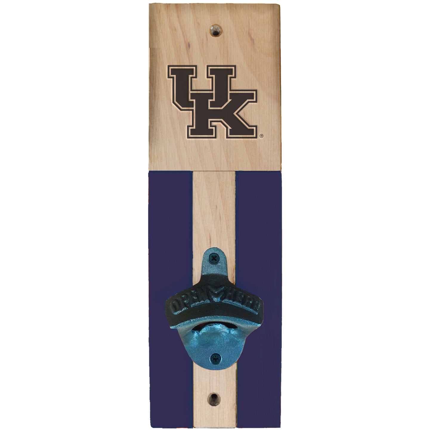 Kentucky Wildcats 3.5" x 11.5" Wall Mounted Bottle Opener