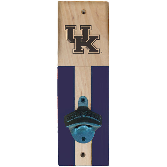 Kentucky Wildcats 3.5" x 11.5" Wall Mounted Bottle Opener