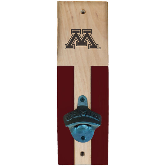 Minnesota Golden Gophers 3.5" x 11.5" Wall Mounted Bottle Opener