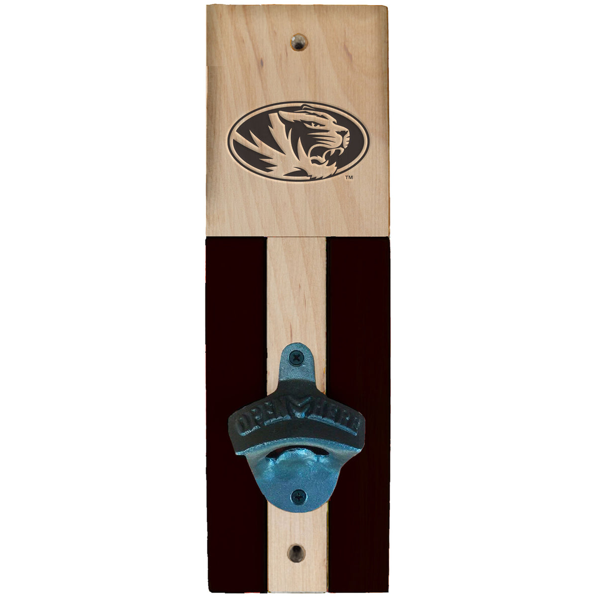 Missouri Tigers 3.5" x 11.5" Wall Mounted Bottle Opener