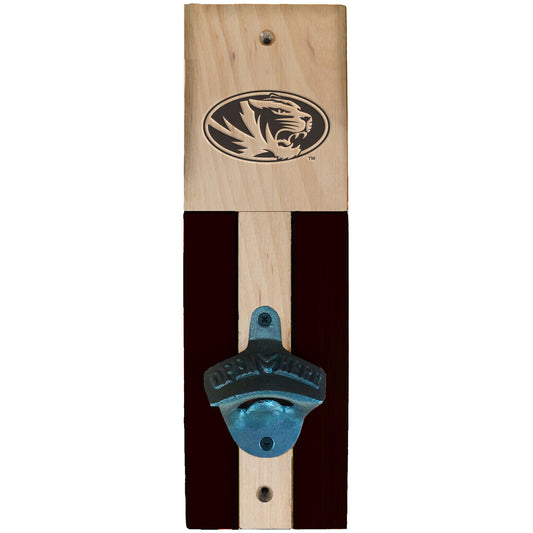 Missouri Tigers 3.5" x 11.5" Wall Mounted Bottle Opener