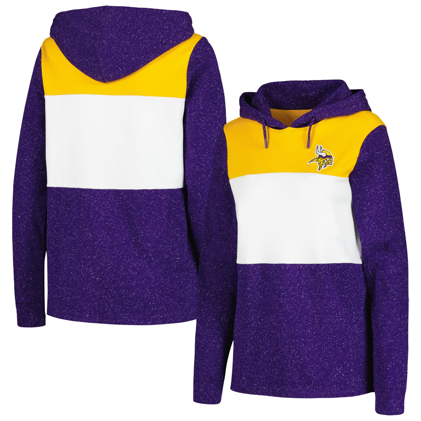 Women's Antigua Purple Minnesota Vikings Wicket Pullover Hoodie