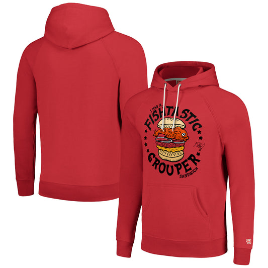 Unisex Homage Red Tampa Bay Buccaneers NFL x Guy Fieri’s Flavortown Tri-Blend Pullover Hoodie