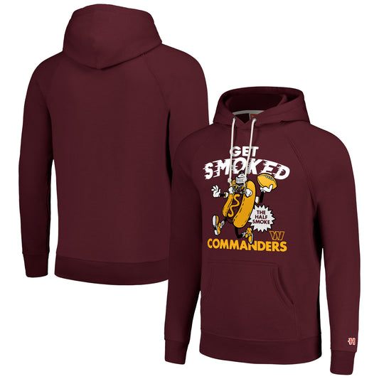 Unisex Homage Burgundy Washington Commanders NFL x Guy Fieri’s Flavortown Tri-Blend Pullover Hoodie