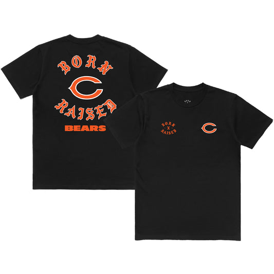 Unisex Born x Raised  Black Chicago Bears T-Shirt