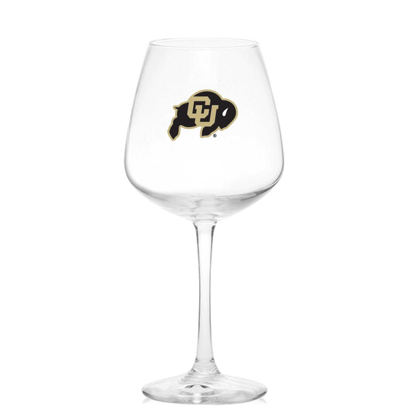 Colorado Buffaloes 18oz. Stemmed Wine Glass