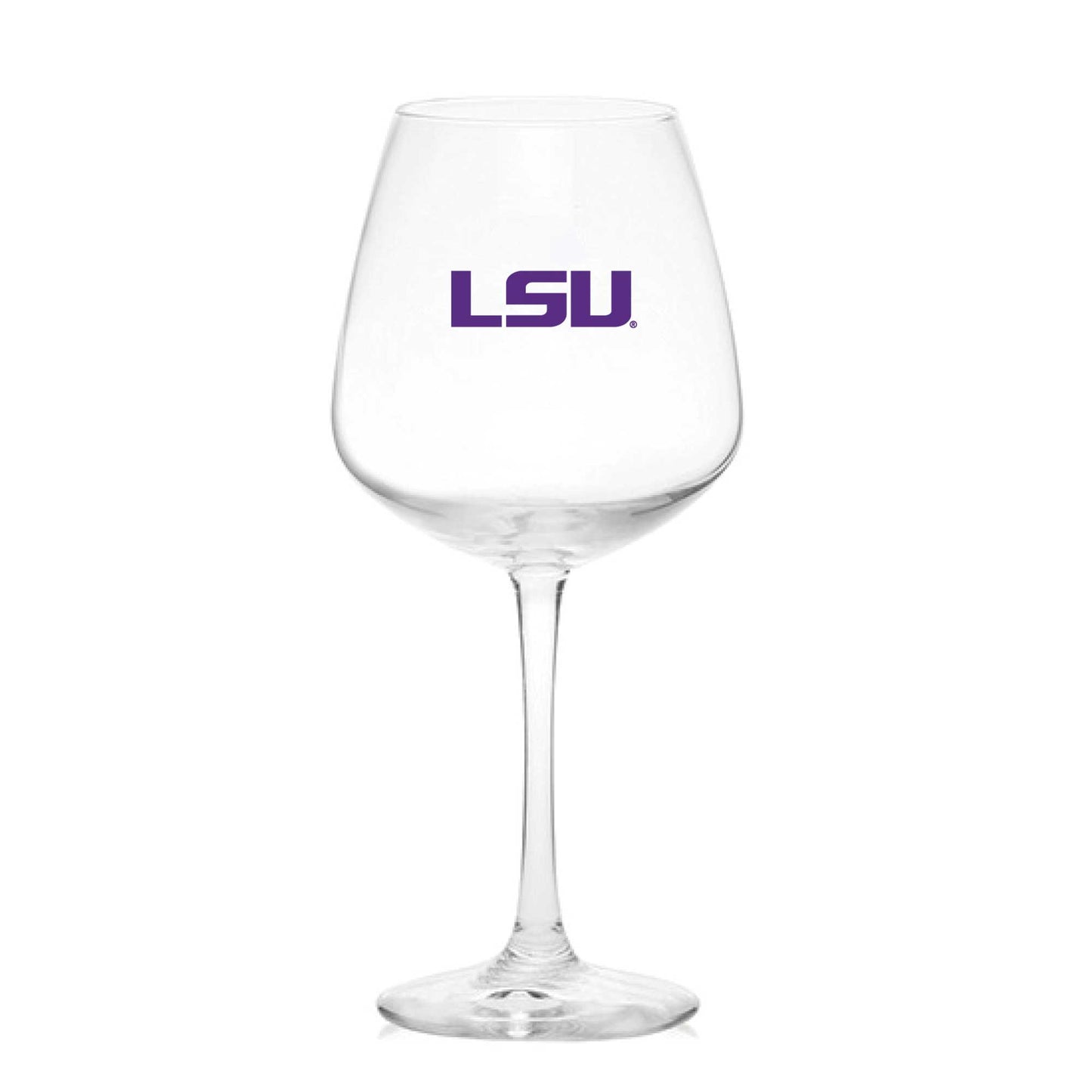 LSU Tigers 18oz. Stemmed Wine Glass