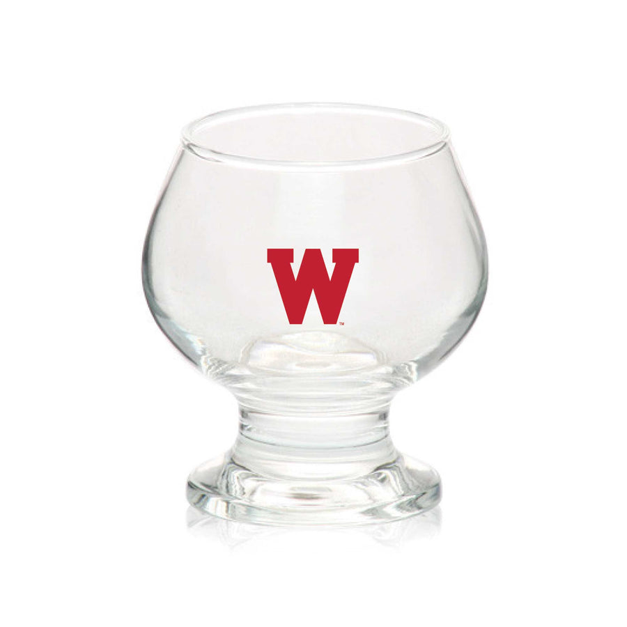 Wisconsin Badgers 7oz. Balloon Glass