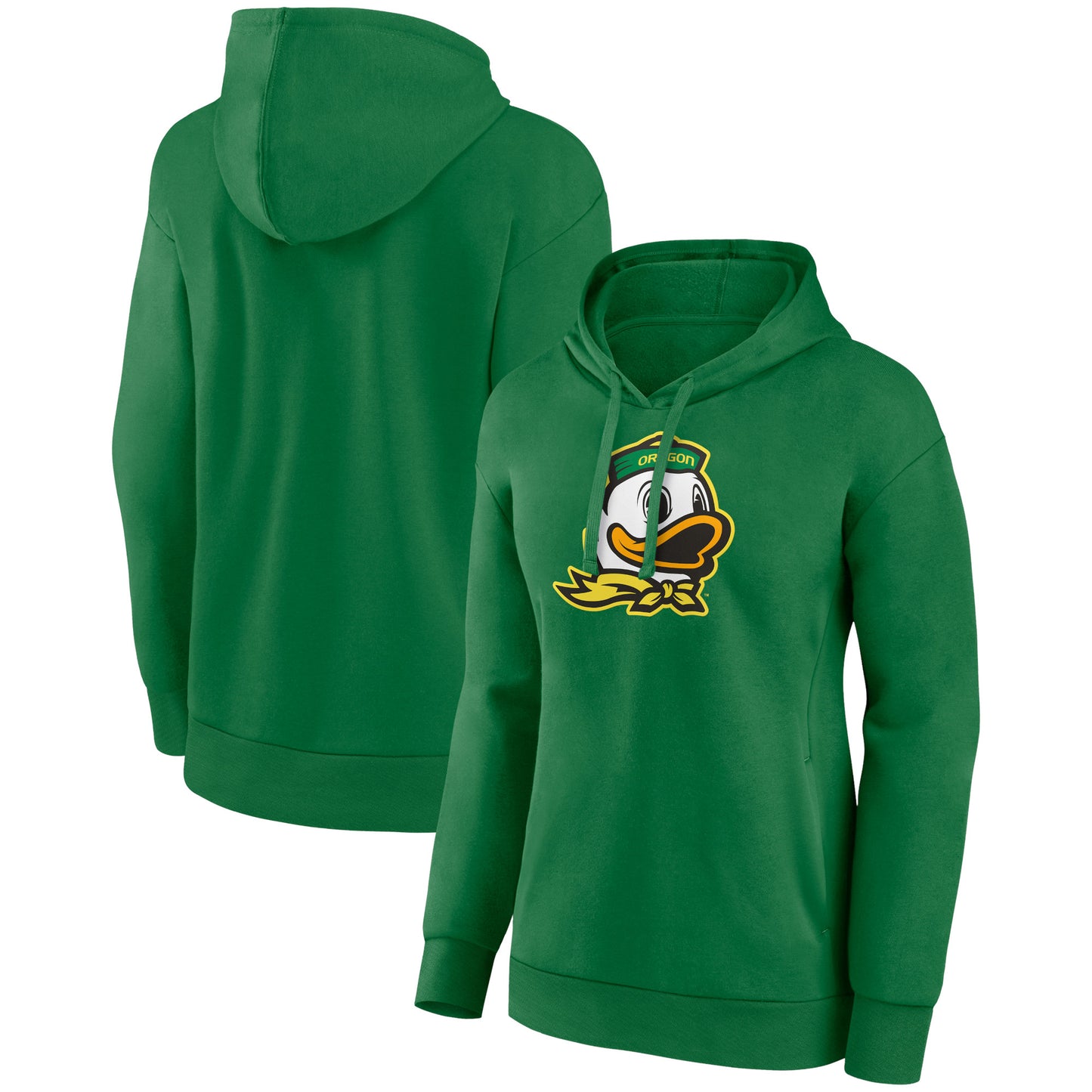 Women's Fanatics Green Oregon Ducks Evergreen Pullover Hoodie