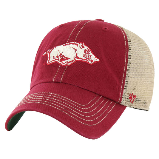 Men's '47 Cardinal Arkansas Razorbacks Trawler Clean Up Adjustable Hat