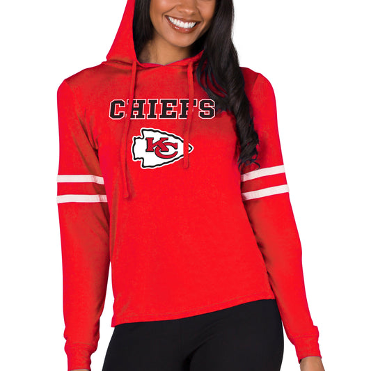 Women's Concepts Sport  Red Kansas City Chiefs Marathon Lightweight Lounge Pullover Hoodie