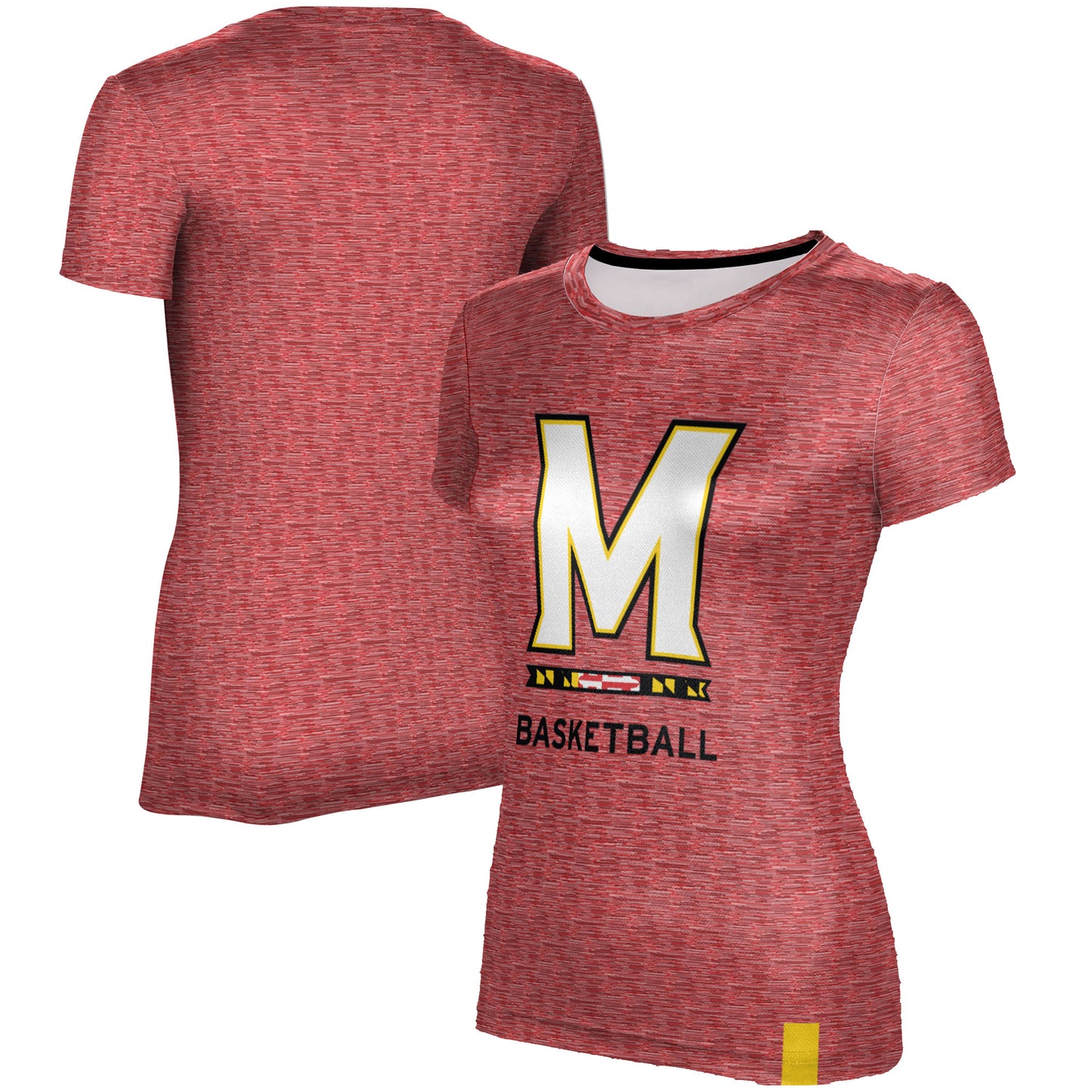 Women's ProSphere  Red Maryland Terrapins Basketball Logo T-Shirt