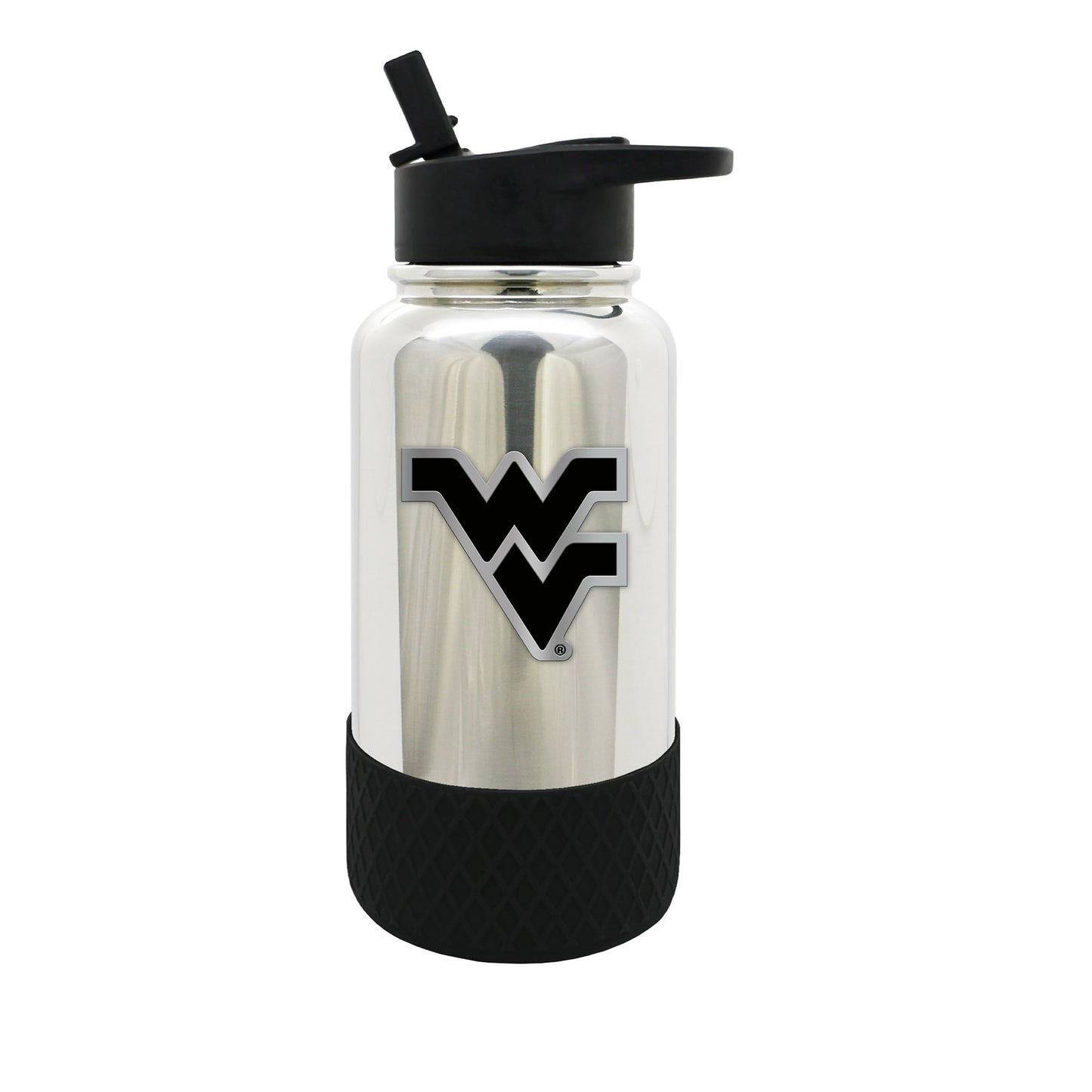 West Virginia Mountaineers 32oz. Chrome Thirst Hydration Bottle