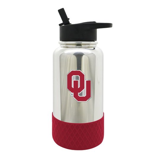 Oklahoma Sooners 32oz. Team Color Chrome Hydration Bottle