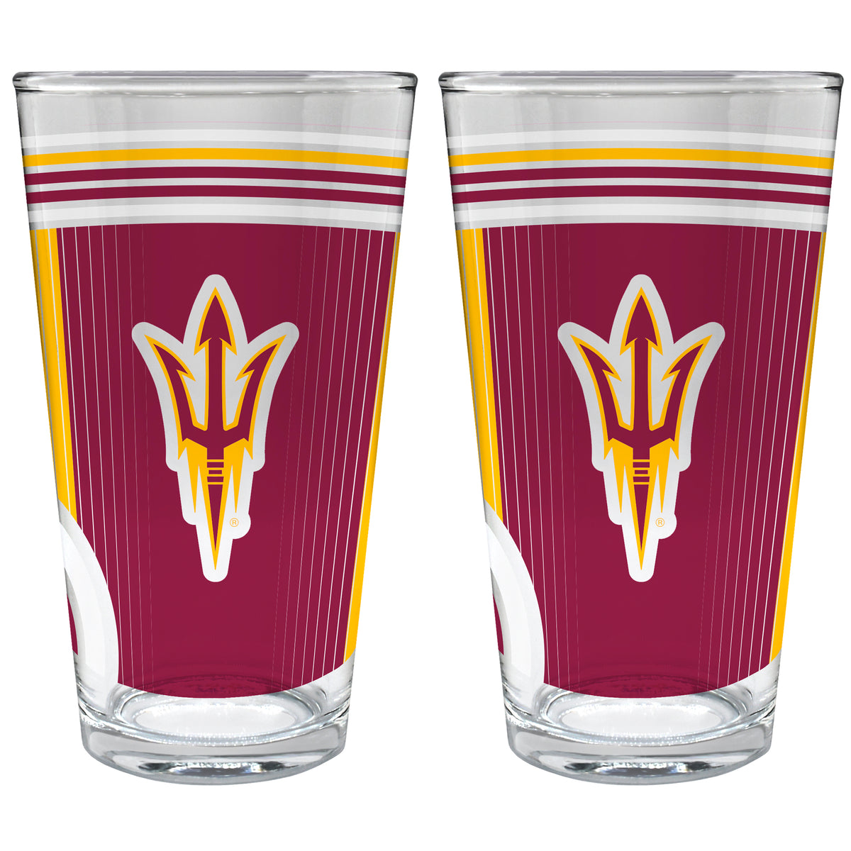 Arizona State Sun Devils Two-Piece 16oz. Pint Glass Set