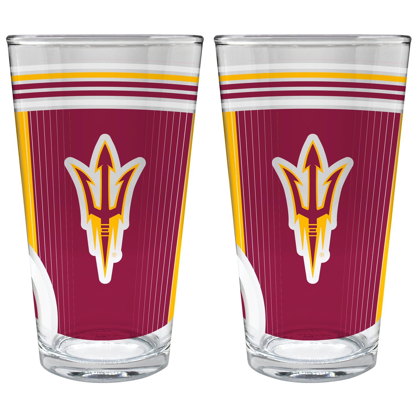 Arizona State Sun Devils Two-Piece 16oz. Pint Glass Set