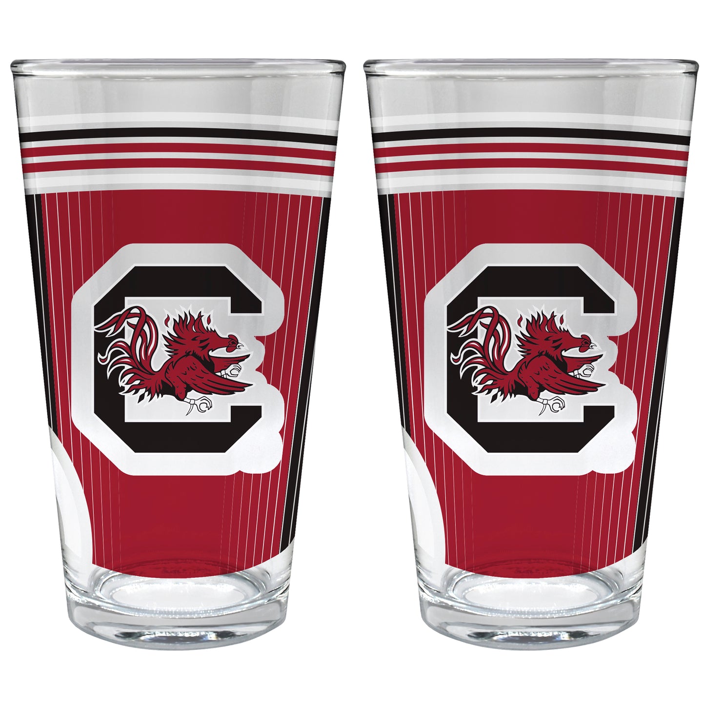 South Carolina Gamecocks Two-Piece 16oz. Pint Glass Set