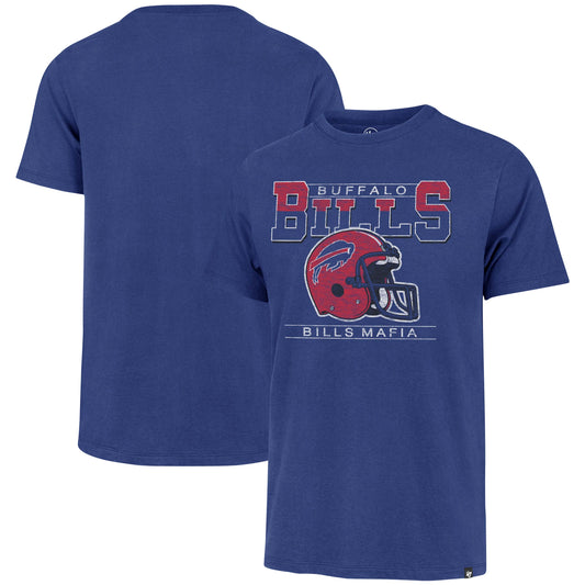 Men's '47 Royal Buffalo Bills Time Lock Franklin T-Shirt