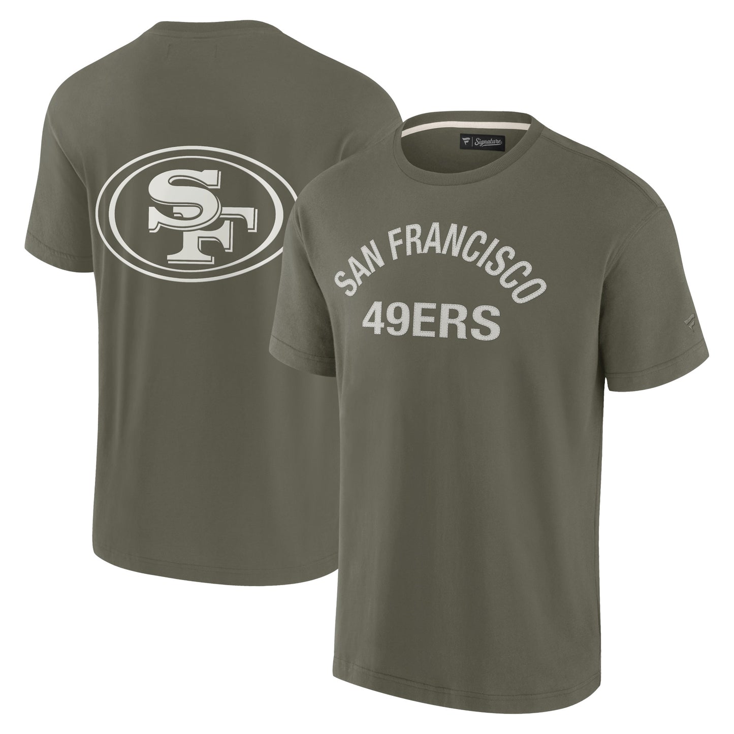 Unisex Fanatics Olive San Francisco 49ers Elements Super Soft Short Sleeve T-Shirt