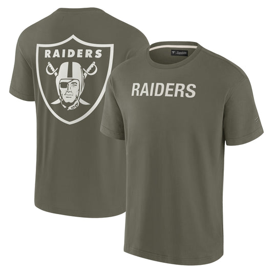 Unisex Fanatics Olive Las Vegas Raiders Elements Super Soft Short Sleeve T-Shirt