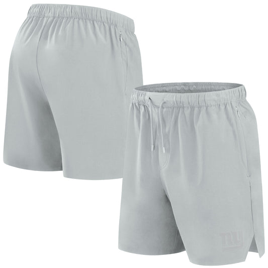 Men's Fanatics Gray New York Giants Front Office Woven Shorts