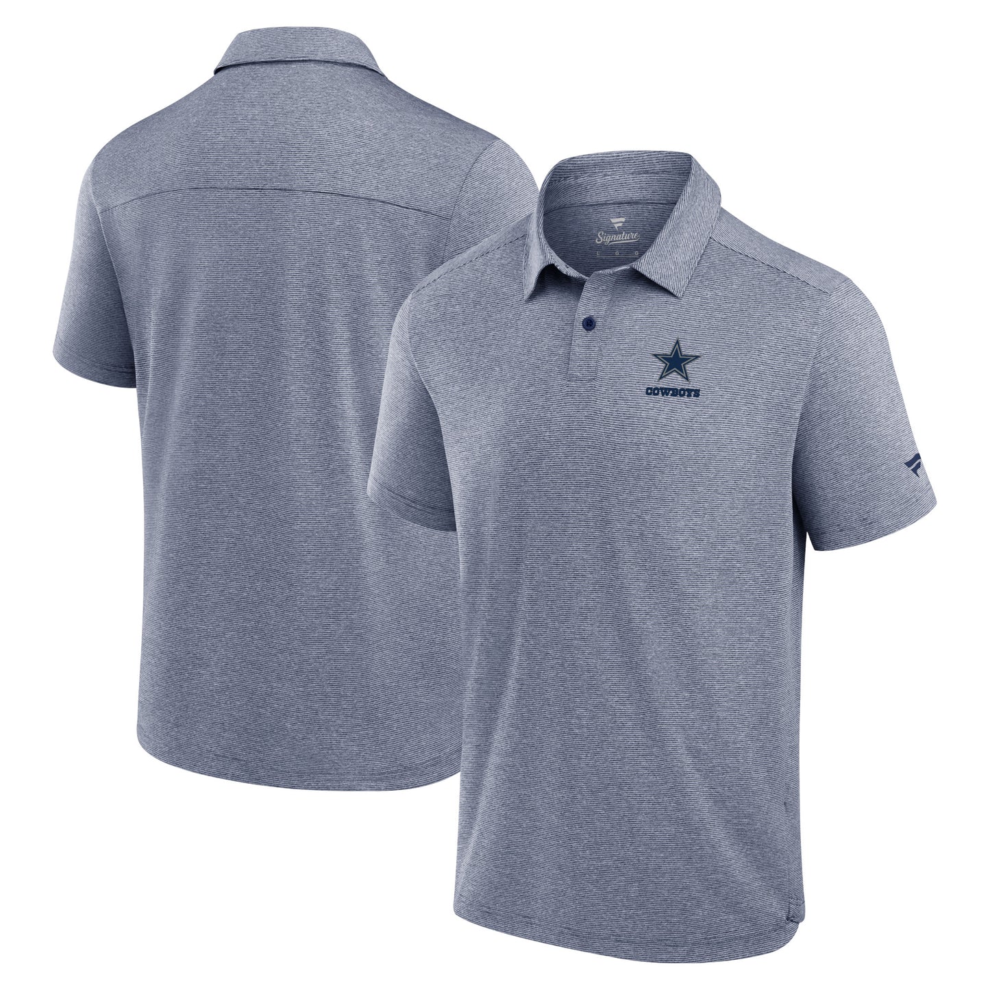 Men's Fanatics Navy Dallas Cowboys Front Office Tech Polo Shirt