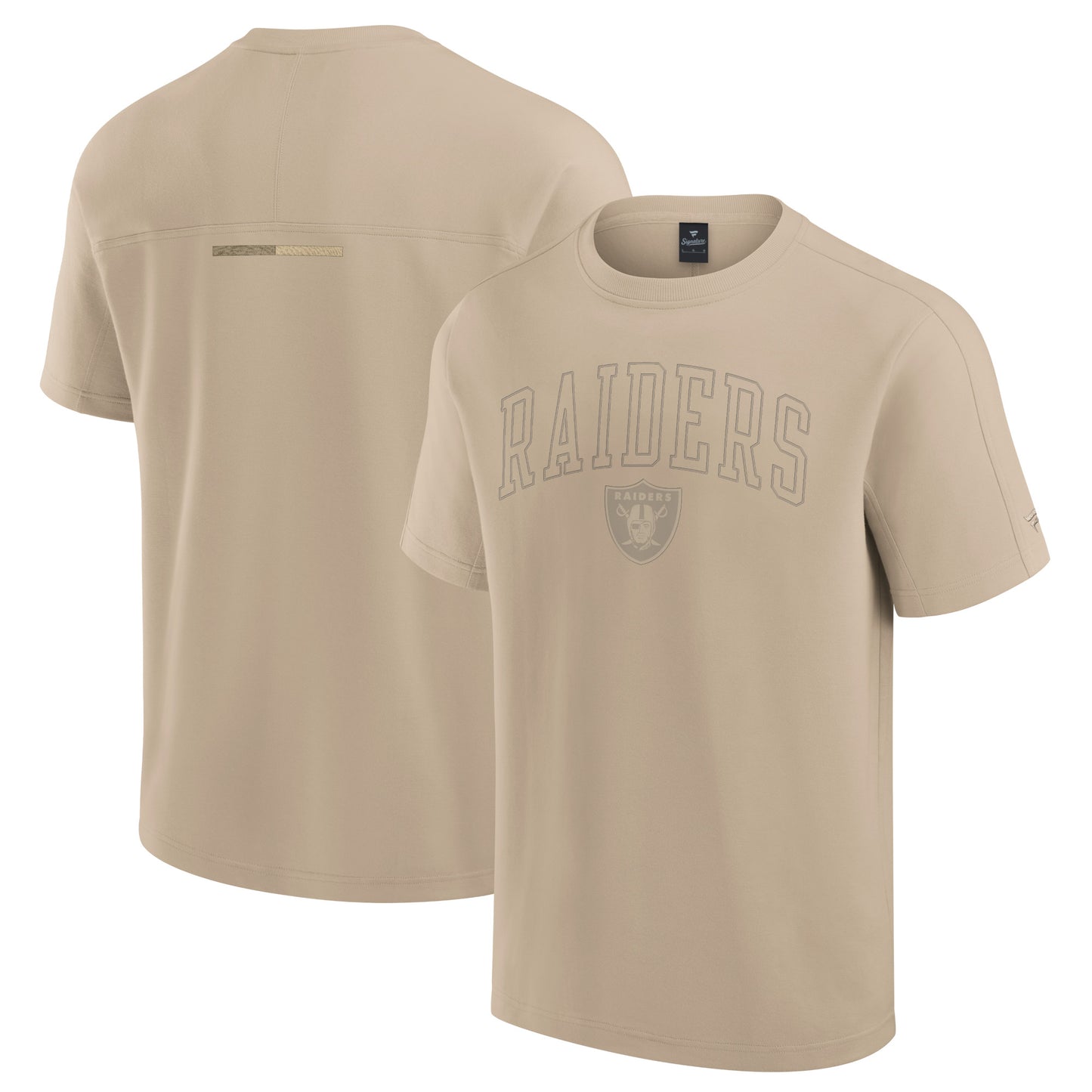 Unisex Fanatics Khaki Las Vegas Raiders Elements Heavyweight Tri-Blend T-Shirt