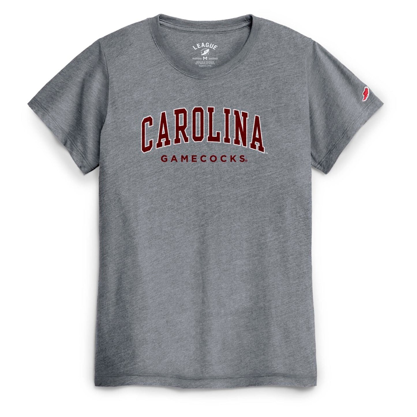 Women's League Collegiate Wear  Heather Gray South Carolina Gamecocks Intramural Classic Tri-Blend T-Shirt