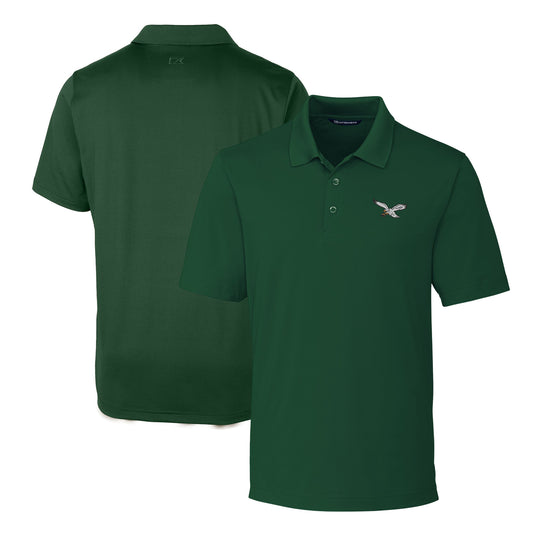 Men's Cutter & Buck  Heather Green Philadelphia Eagles Gridiron Classics Big & Tall Forge Stretch Polo