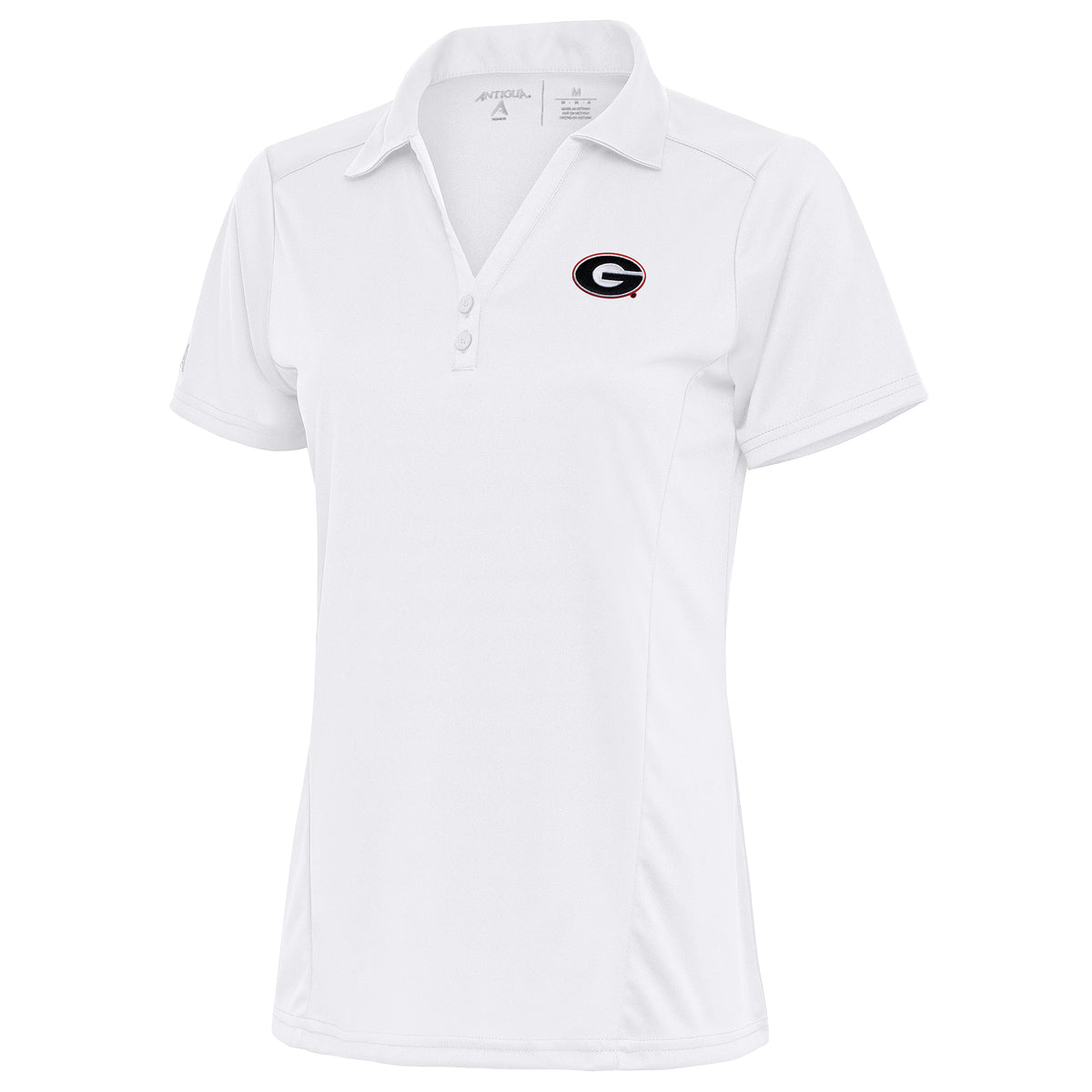 Women's Antigua  White Georgia Bulldogs Tribute Polo