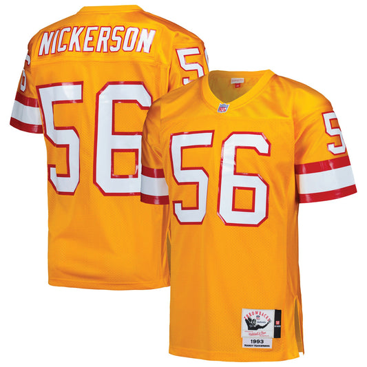 Men's Mitchell & Ness Hardy Nickerson Orange Tampa Bay Buccaneers 1993 Authentic Throwback Retired Player Jersey