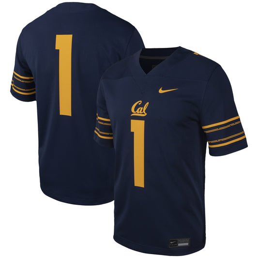 Men's Nike #1 Navy Cal Bears Untouchable Football Replica Jersey