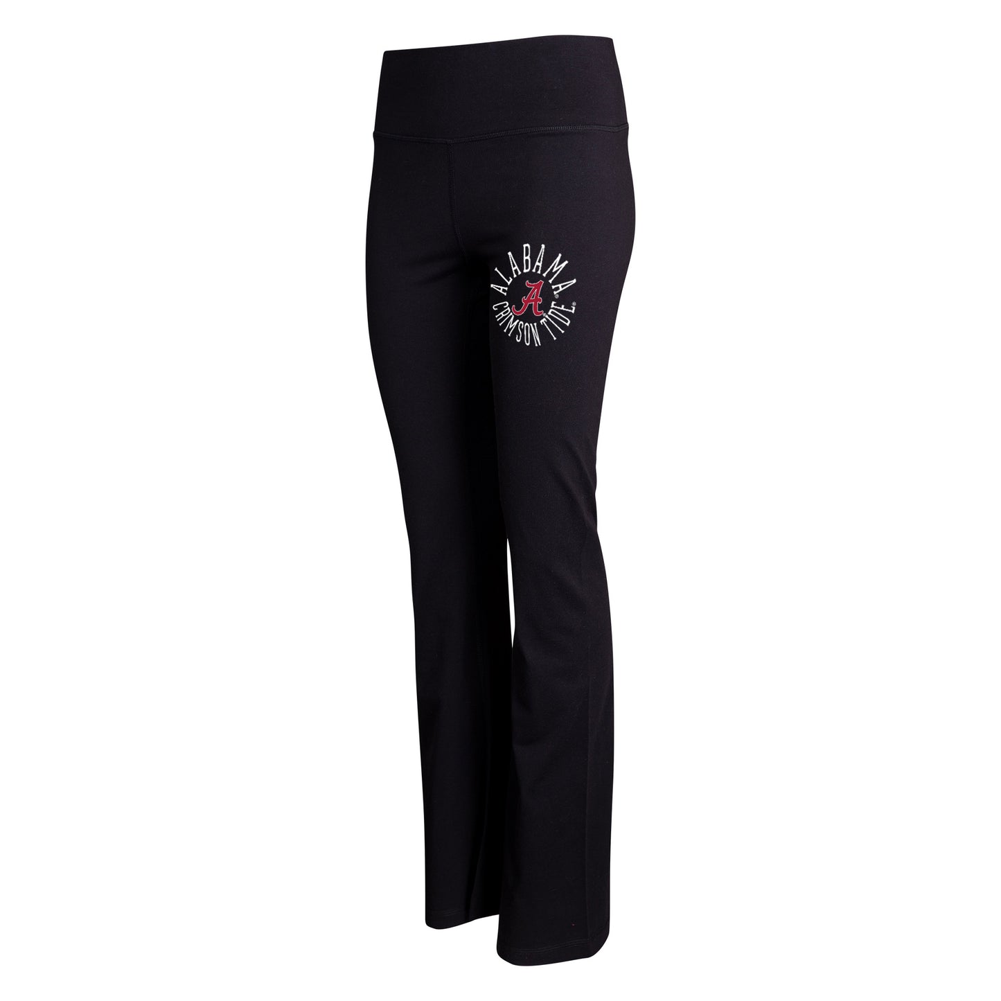 Women's Concepts Sport Black Alabama Crimson Tide Enclave Tri-Blend Flared Leggings