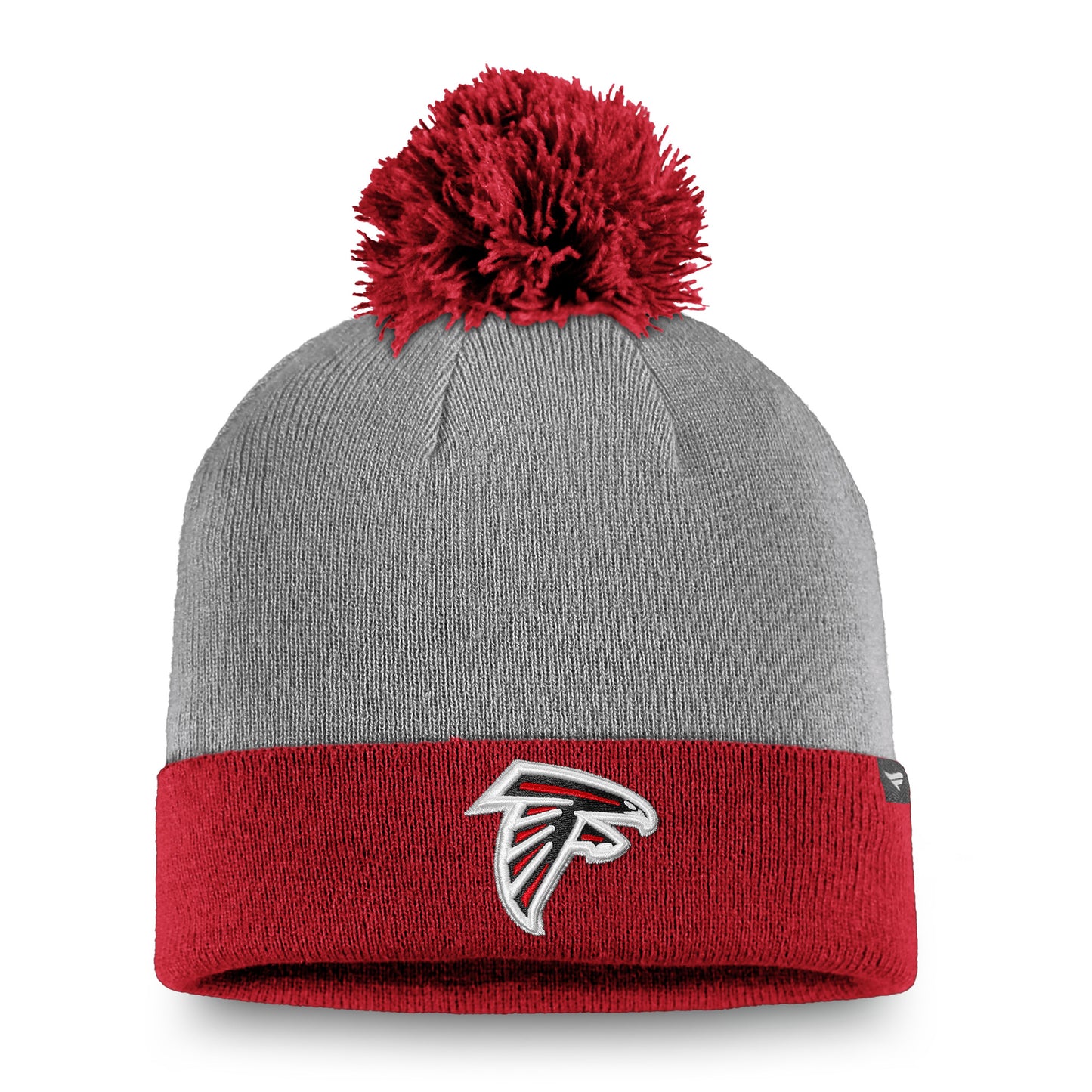 Men's Fanatics Gray Atlanta Falcons Cuffed Knit Hat with Pom