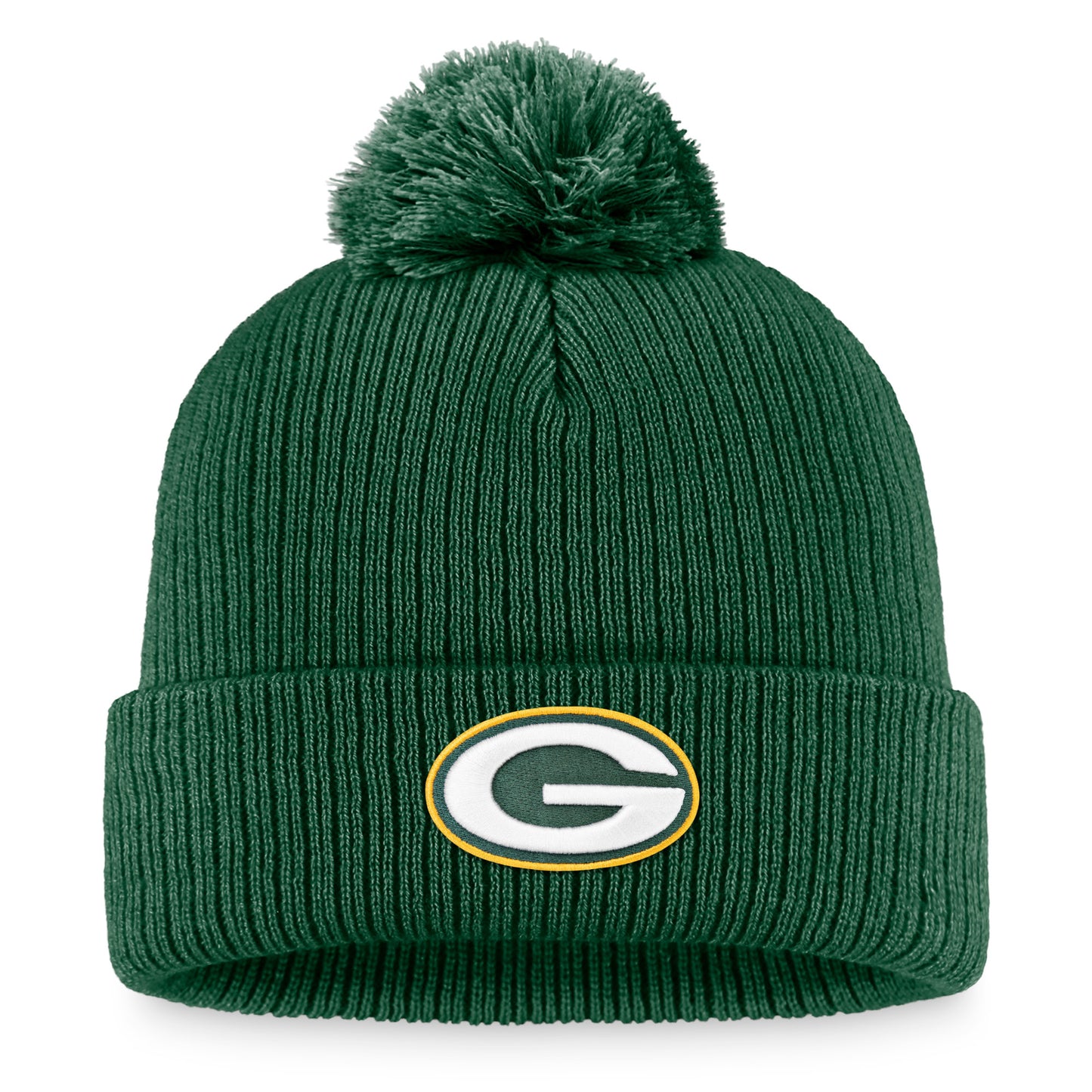 Women's  Fanatics Green Green Bay Packers Cuffed Knit Hat with Pom