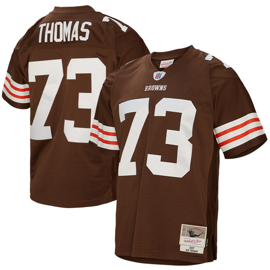 Men's Mitchell & Ness Joe Thomas Brown Cleveland Browns Legacy Replica Jersey