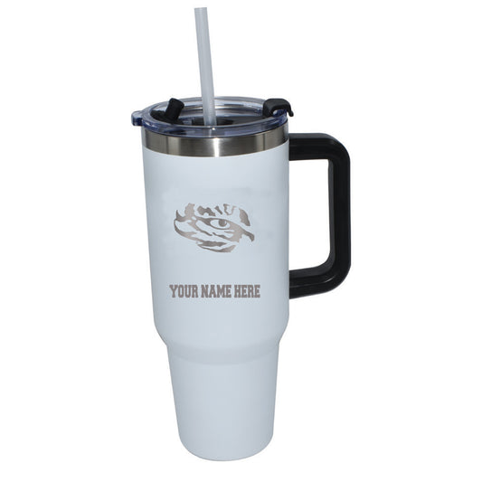 The Memory Company  Michigan State Spartans Personalized White 46oz. Colossal Tumbler