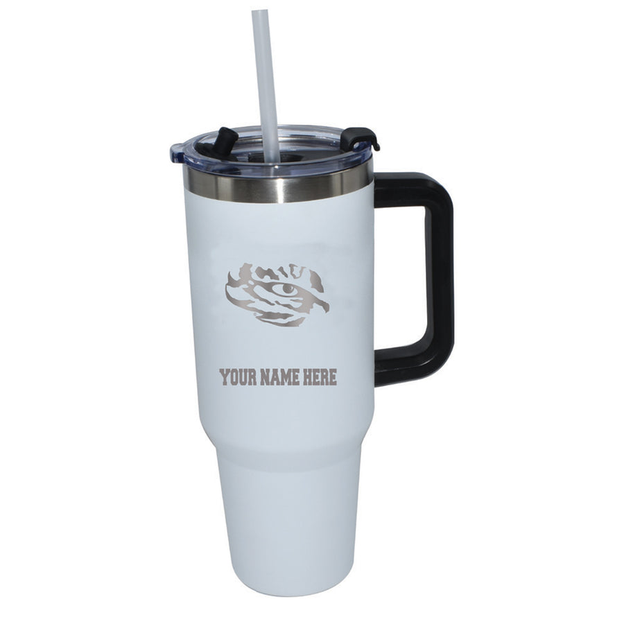 The Memory Company  Michigan State Spartans Personalized White 46oz. Colossal Tumbler