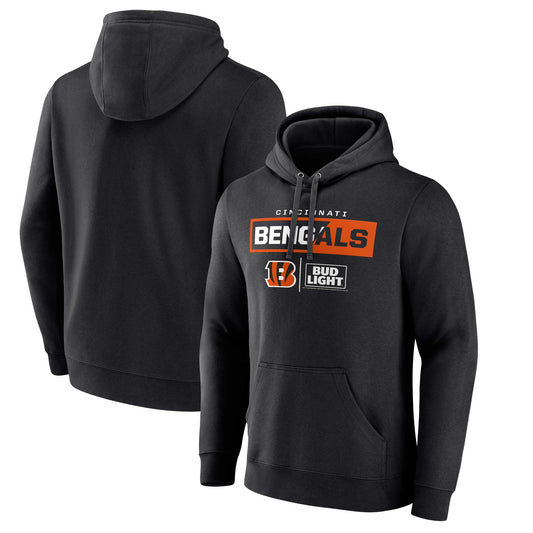 Men's Black Cincinnati Bengals NFL x Bud Light Pullover Hoodie