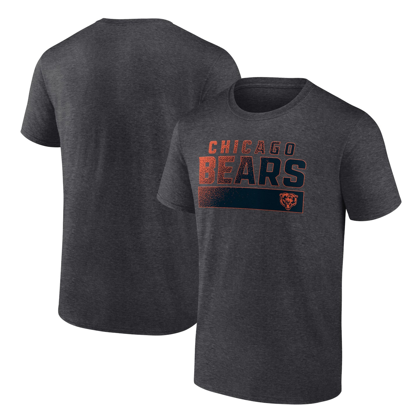 Men's Fanatics  Charcoal Chicago Bears T-Shirt