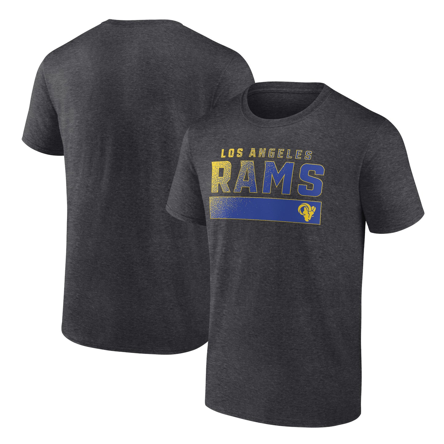 Men's Fanatics  Charcoal Los Angeles Rams T-Shirt